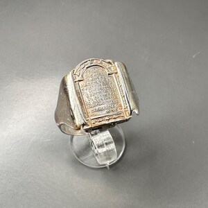 Antique Spanish Religious Ring, Prayer Ring, US Size 8 3/4 image 13