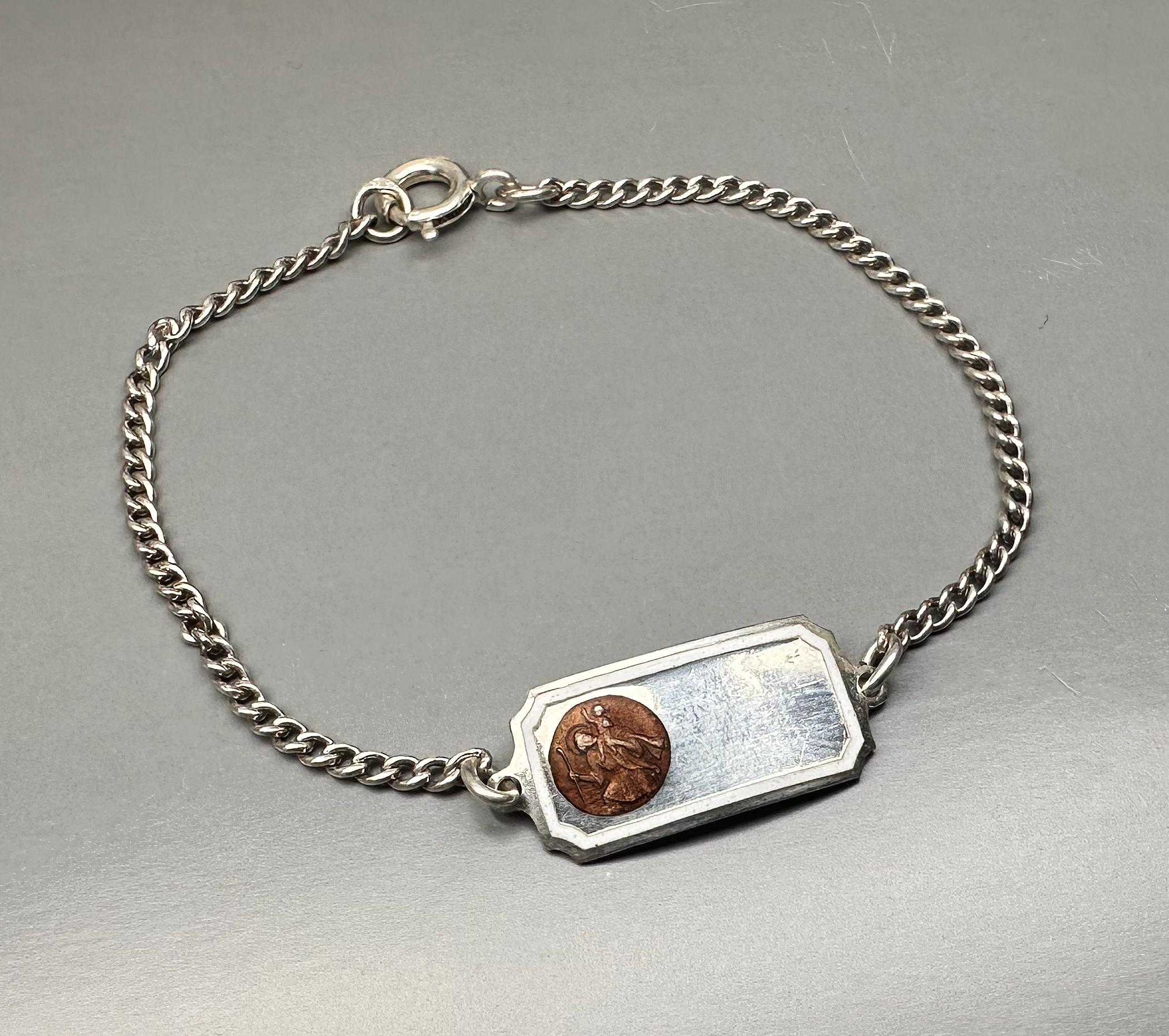 Vintage French Id Bracelet - Etsy
