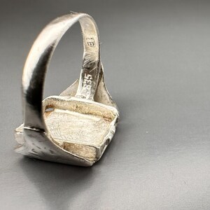 Antique Spanish Religious Ring, Prayer Ring, US Size 8 3/4 image 6