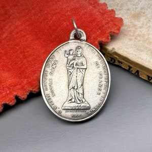 Rare Antique French Virgin Mary Medal by Bonnassieux, Notre Dame De ...