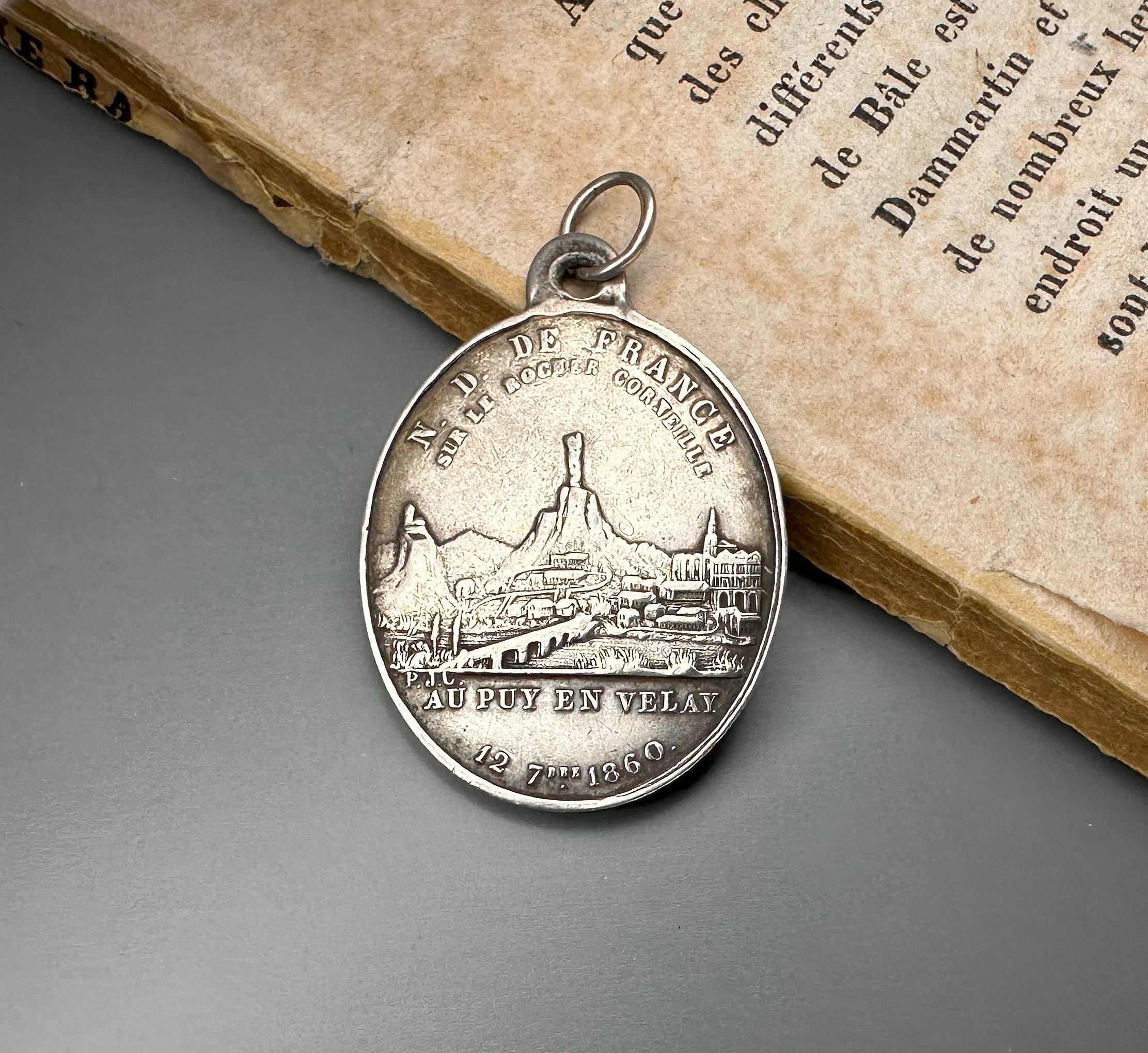Rare Antique French Virgin Mary Medal by Bonnassieux, Notre Dame De ...