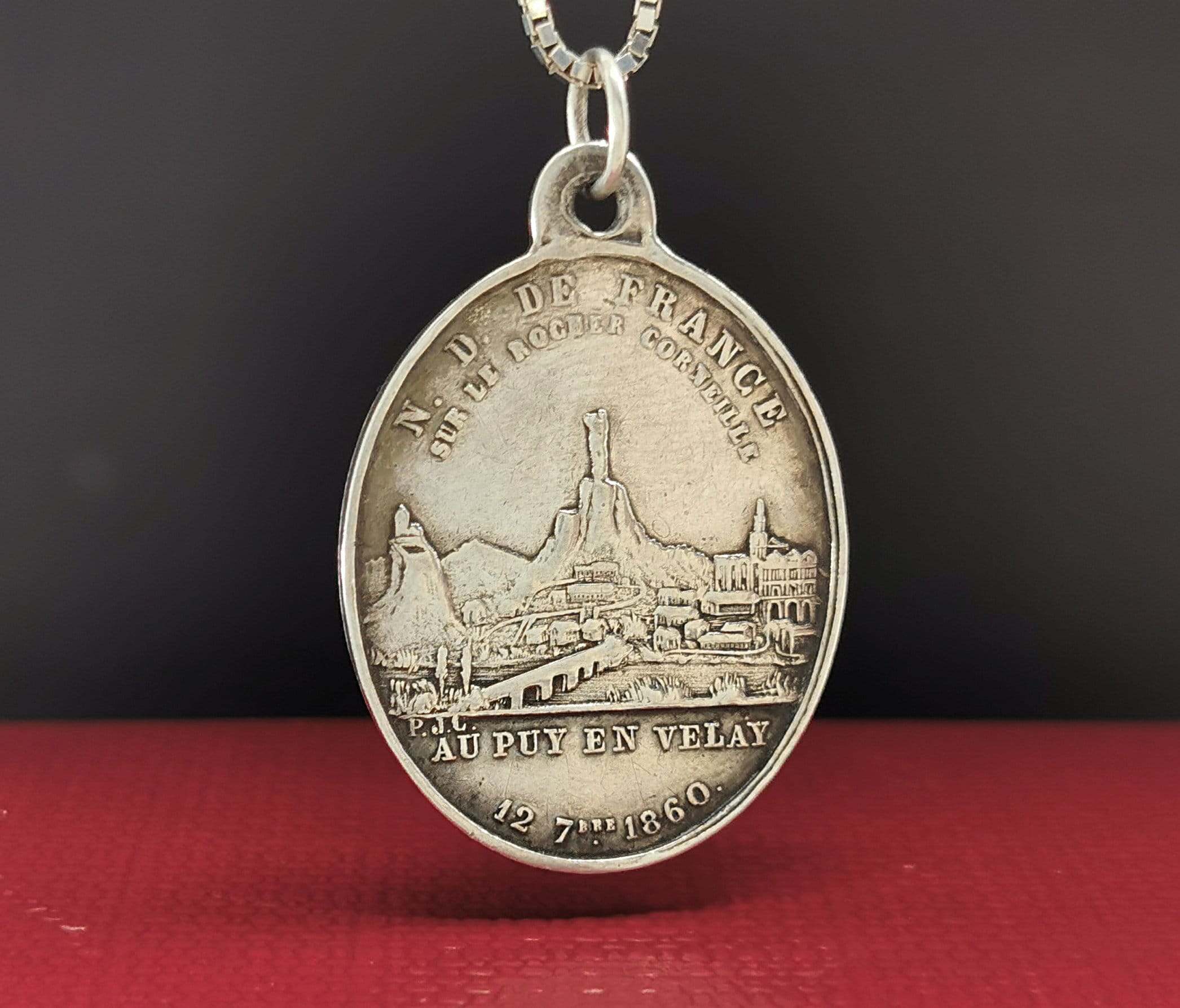 Rare Antique French Virgin Mary Medal by Bonnassieux, Notre Dame De ...