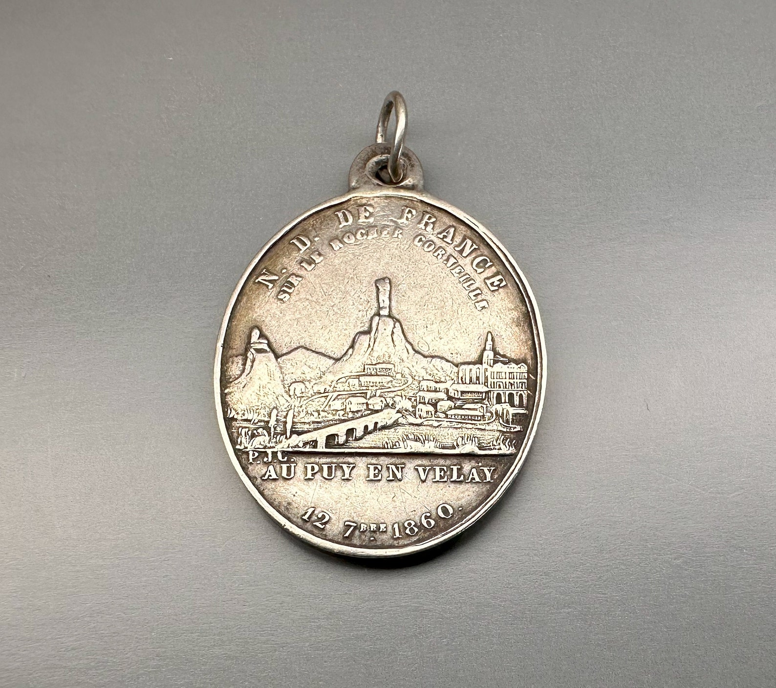 Rare Antique French Virgin Mary Medal by Bonnassieux, Notre Dame De ...