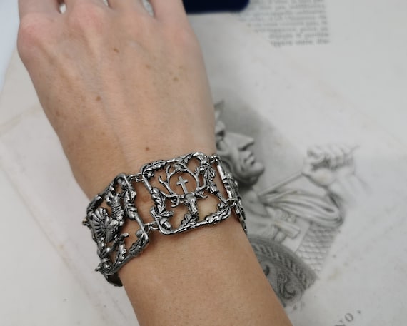 Vintage French St. Christopher Bracelet