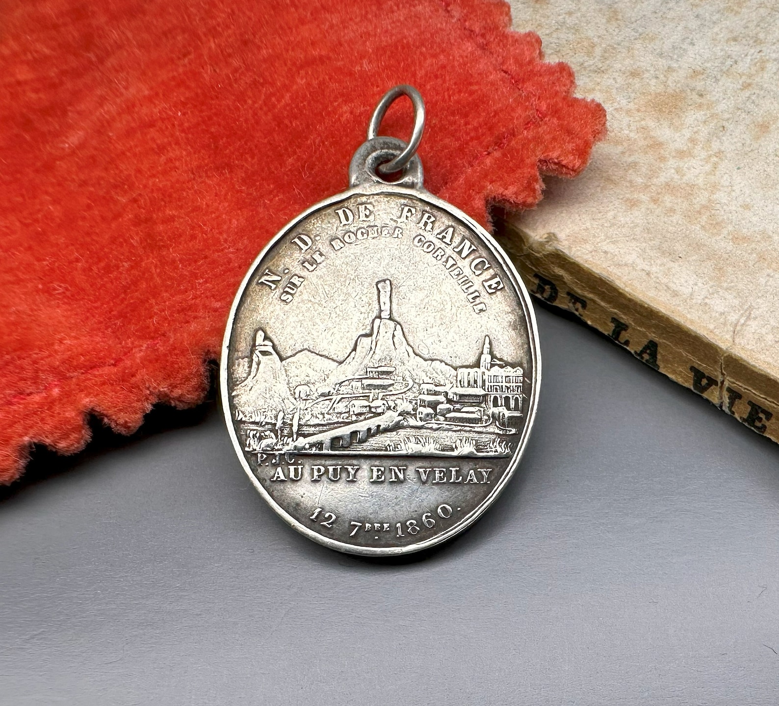Rare Antique French Virgin Mary Medal by Bonnassieux, Notre Dame De ...