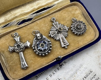 Antique French Religious Stanhope Optical Bijou Collection