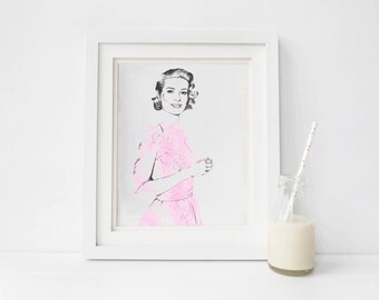 Printable Wall Art Grace Kelly instant download