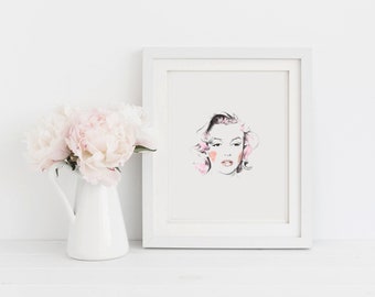 Printable Wall Art Marilyn Monroe instant download