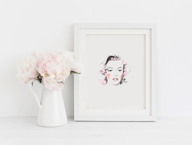 Printable Wall Art Marilyn Monroe instant download image 1