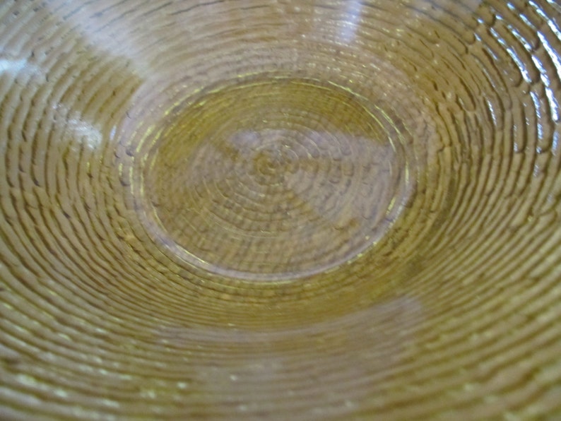 Large Anchor Hocking Amber Glass Bowl