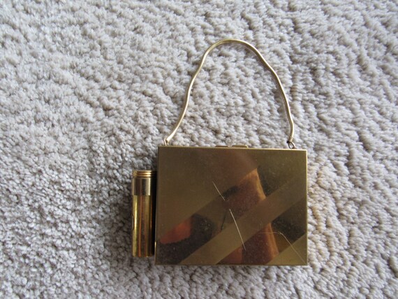 1950"s Multi Compartment Brass Purse - image 7