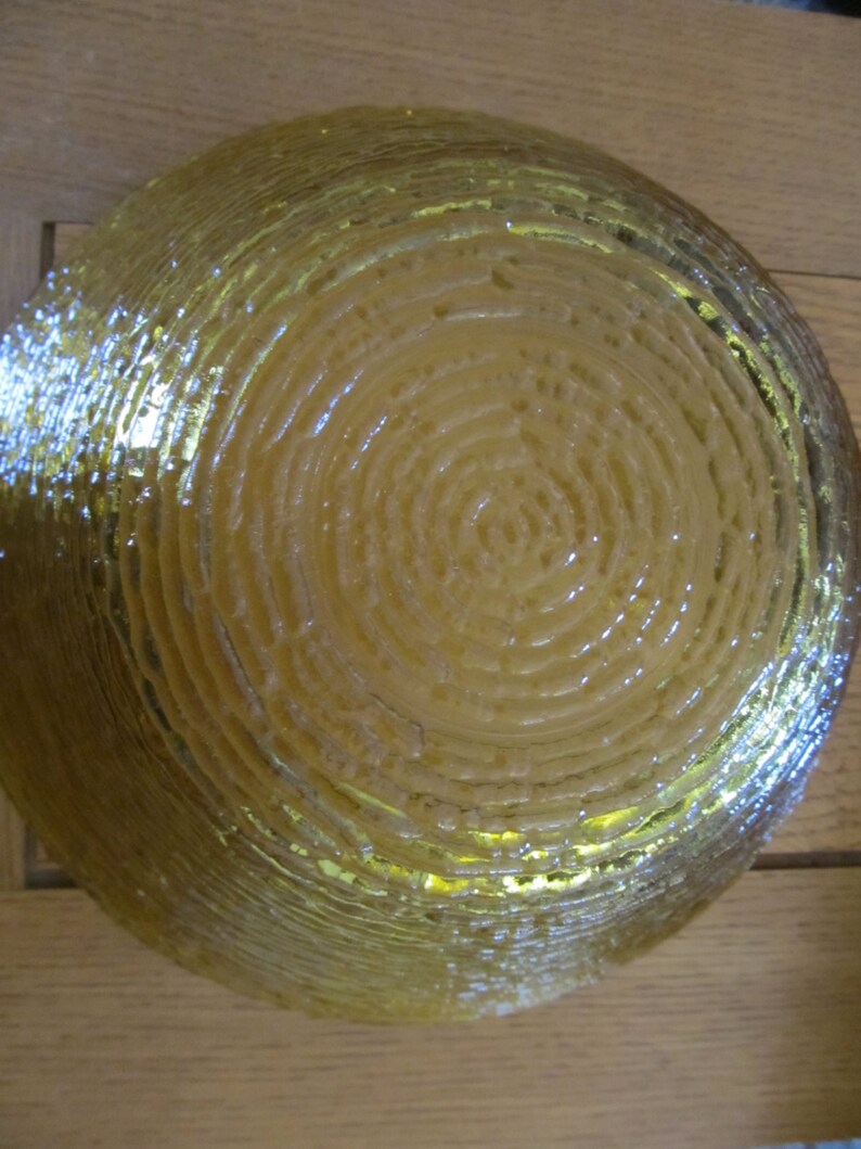 Large Anchor Hocking Amber Glass Bowl