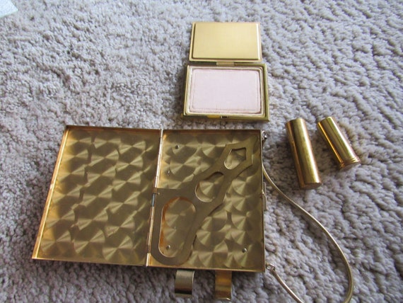 1950"s Multi Compartment Brass Purse - image 5