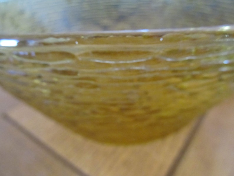 Large Anchor Hocking Amber Glass Bowl
