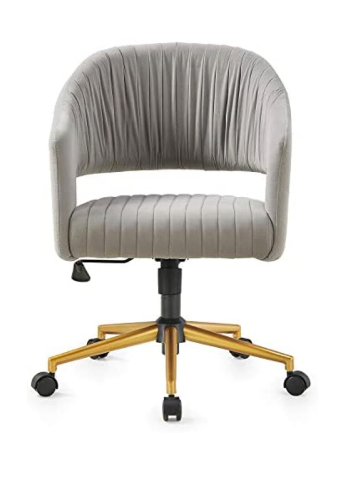 Green and Gold Desk Chair With Wheels. Velvet Desk Chair Etsy UK