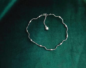 Asymmetric Heart Anklet - Free Shipping