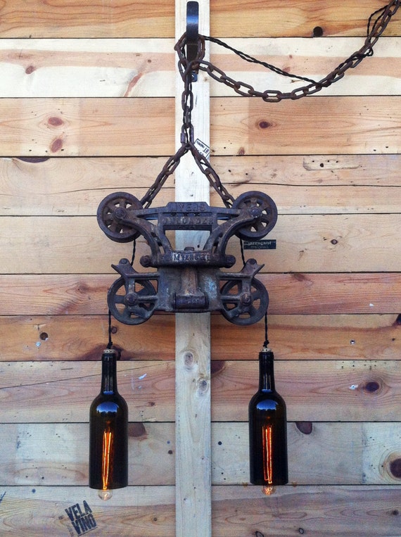 Items Similar To Barn Door Trolley Pendant On