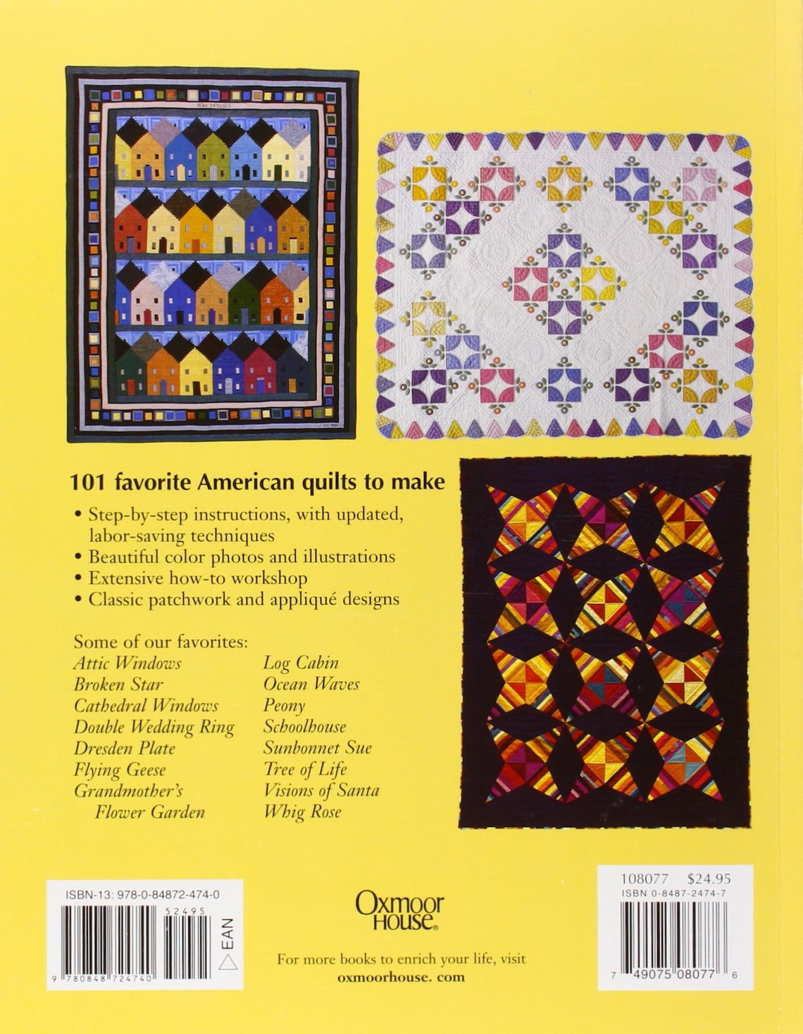 Encyclopedia of Classic Quilt Patterns Quilt Book, 101 All Time