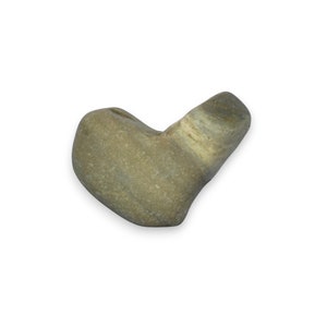 Natural Heart Shaped Stone 2.68&quot; Beautiful Heart Beach Stone - Love Rock - Heart Shaped Rock - Love Gift Idea Natural Table Decoration