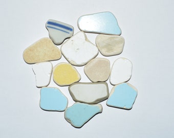 Large Sea Pottery 25-43mm Genuine Beach Pottery Real Sea Pottery Shards Craft Mosaic Beach Pottery Jewelry Making Sea Pottery