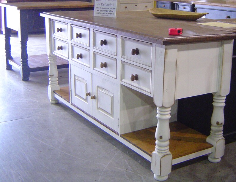 Custom Pine Unfinished Island Legs set of 4 Legs 34 Etsy