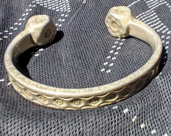 Antique Amazigh eye shaped bracelet