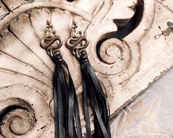 THE SERPENT EARRINGS - Gold -