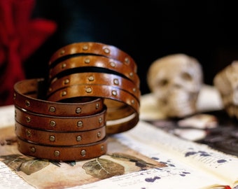 BROWN LEATHER BRACELET