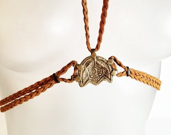 Boho Chic Vegan Leather Belt & Harness