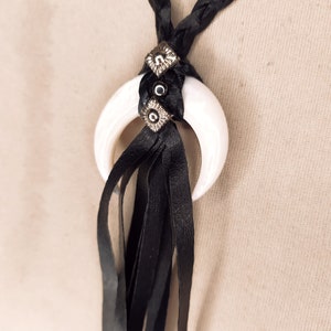 LUNA NECKLACE - White - Witch Amulet - Etsy