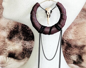 RAVEN HOOPS - Brown -