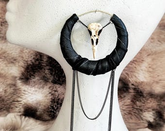 RAVEN HOOPS - Black Vegan -