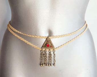 Boho Chic Vegan Leather Belt & Harness