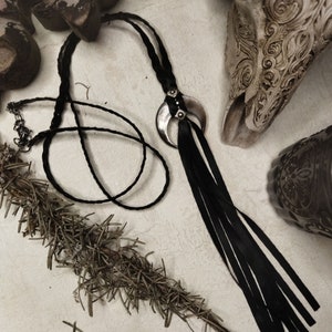 LUNA NECKLACE - White - Witch Amulet - Etsy