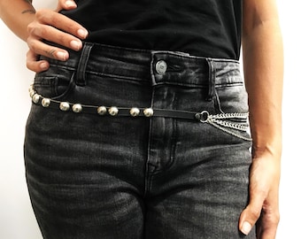 LURA BELT - Silver Balls -