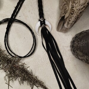 LUNA NECKLACE - White - Witch Amulet - Etsy
