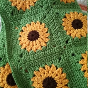 Sunflower afghan