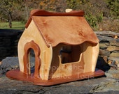 Dollhouse Wooden Dollhouse Waldorf-Inspired Dollhouse Fairy Tale Cottage Miniature Toy Dollhouse