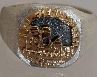 Jewish signet ring Jewish gifts from israel Jerusalem ring Israel ring