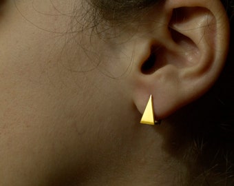 Triangle earrings for men Earrings geometric gold Small gold earrings for women Triangle earrings gold Cute earrings for teens