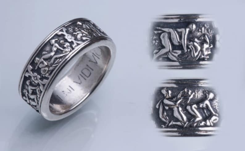 Ring band designs Ring creations Love ring design Unisex rings for friends Ring for him and her, image 1