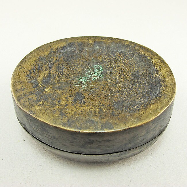 Antique Chinese Ink Pot Asian Arts Home Decor Collectible Etsy