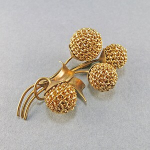 Vintage Gilt Brooch Gold Tone Brooch Vintage Jewellery