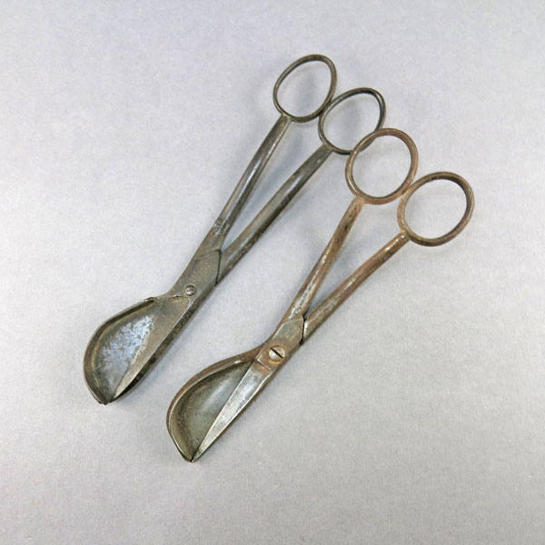 Antique Candle Wick Trimmers 2 English Antiques Colletibles Etsy