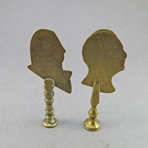 Antique Pipe Tampers 2 Brass Smoking Collectibles