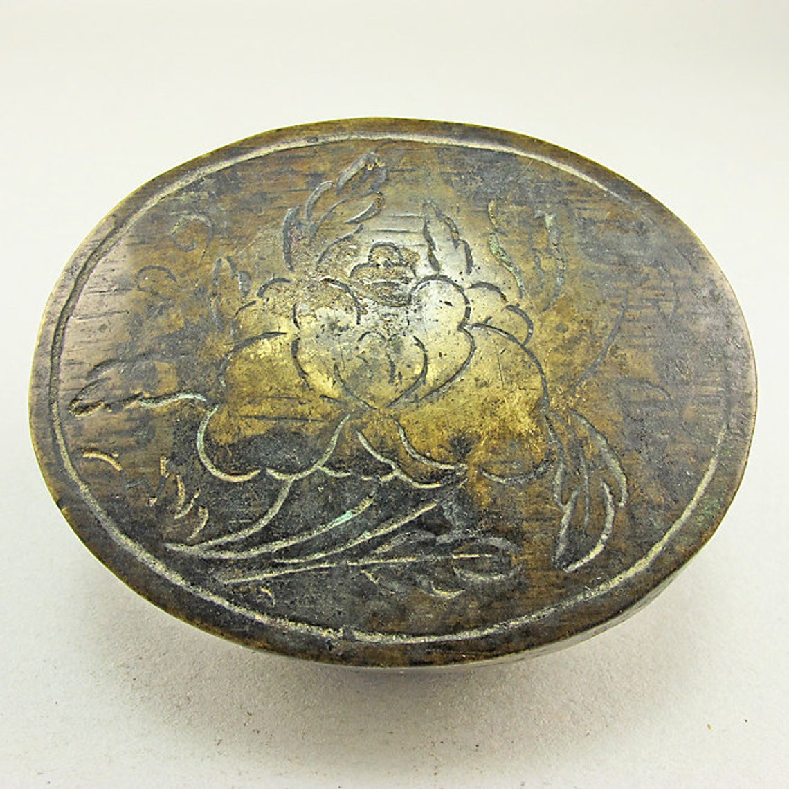 Antique Chinese Ink Pot Asian Arts Home Decor Collectible Etsy