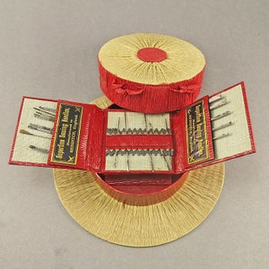 Etui na igły Vintage Akcesoria do szycia Akcesoria do szycia Antyki Kolekcjonerskie Wyprodukowano w Anglii