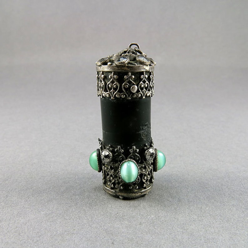 Vintage Parfume Bottle Pendant Jewelry Supplies Antiques Collectibles Craft Spplies