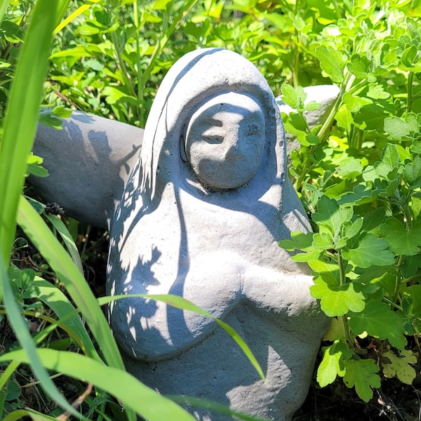 Cement BotW Goddess Statue