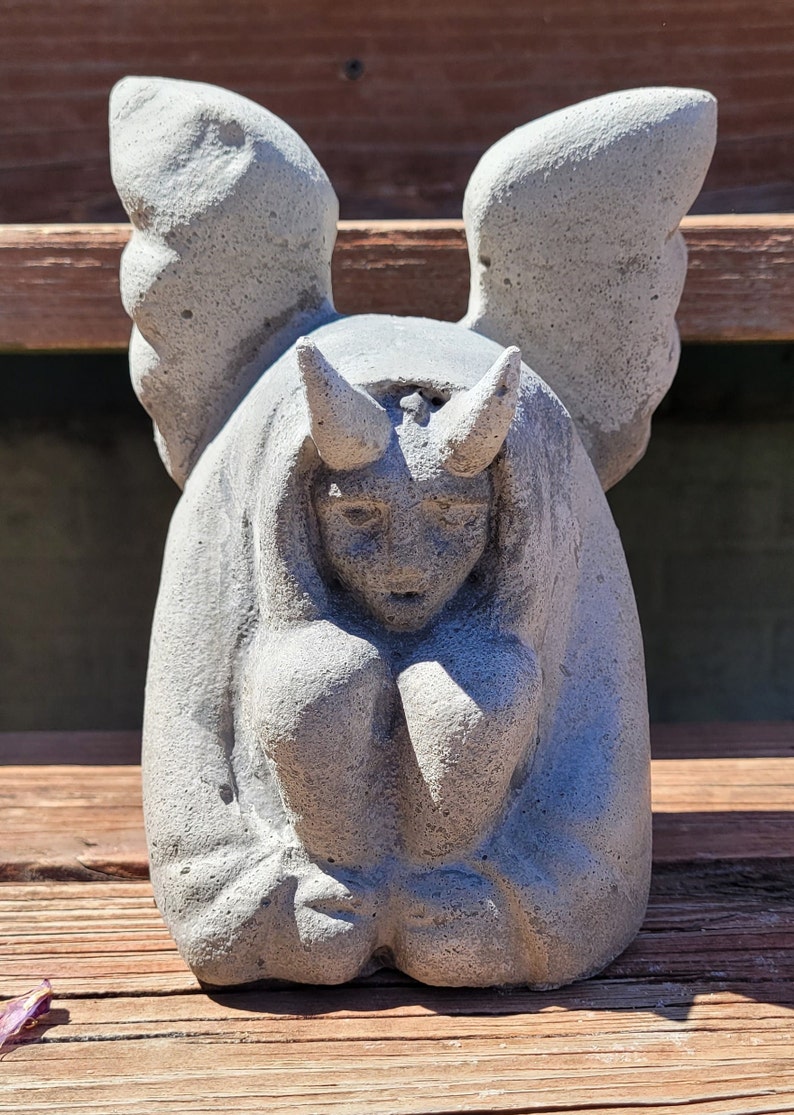 BOTW Cement Horned Statue FREE SHIPPING Etsy